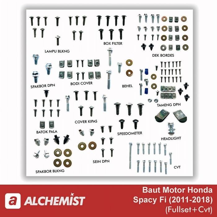 COD Baut Spacy Fi Full Set / Baud Honda Spacy Fi Full Body