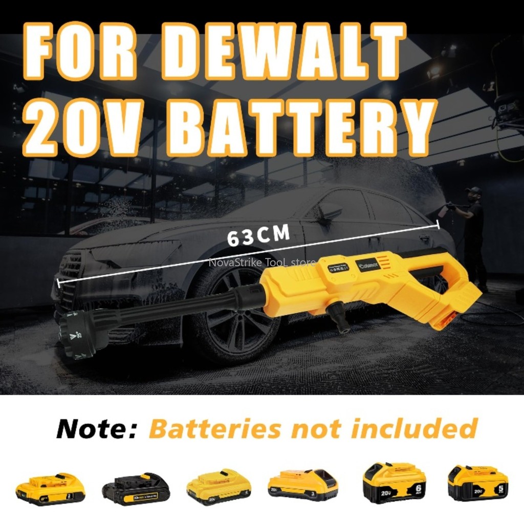 IMPORT Electric High Pressure Washer Rechargeable Car Wash Gun Cordless Electric Water Gun Foam