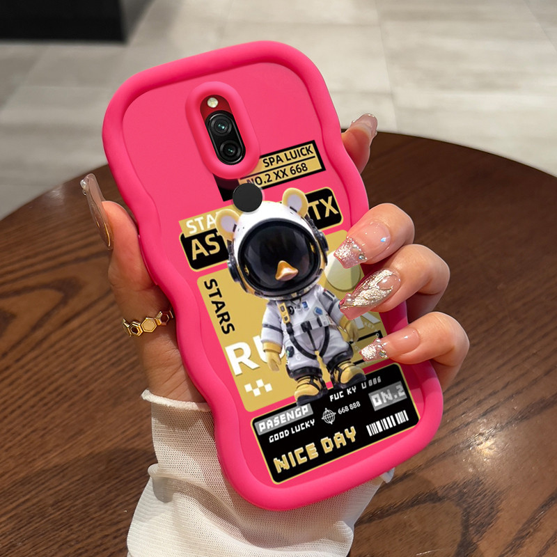 Casing Untuk Xiaomi Redmi 8 Case Casing Mesin bebek kecil pola HP Cesing lunak Silikon Softcase Maca