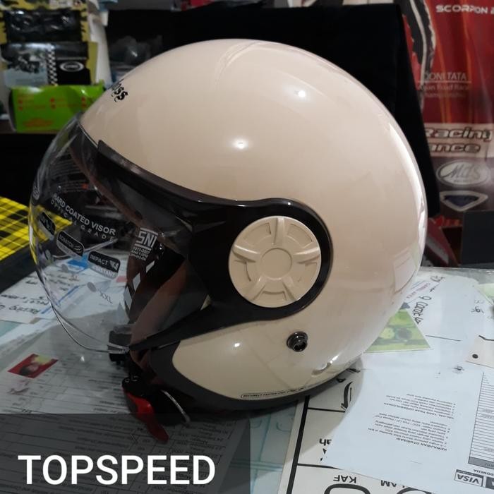 Helm Cargloss hijab cream premium