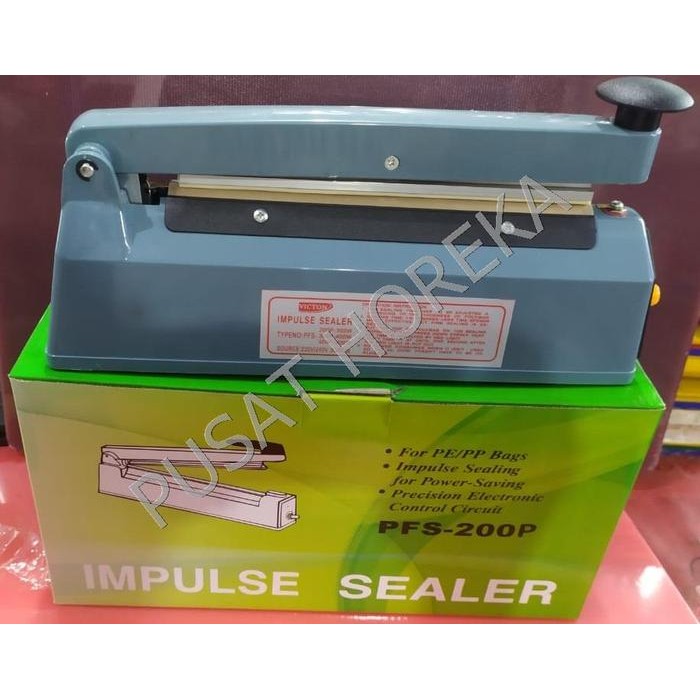 Victon Impulse Sealer 20 Cm 20Cm Plastik Alat Mesin Press Plastik