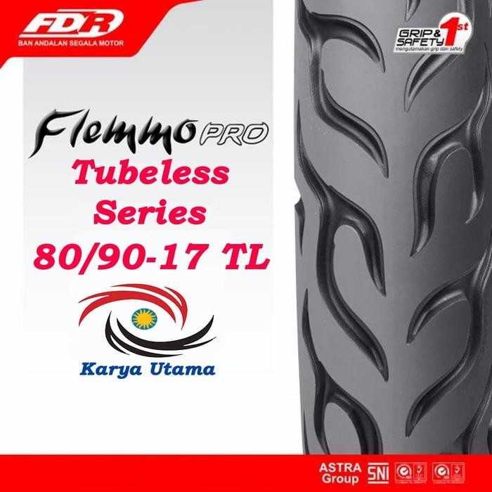 Ban Luar Motor Federal FDR 80/90-17 275-17 80/90 275 Ring 17 Tubeless