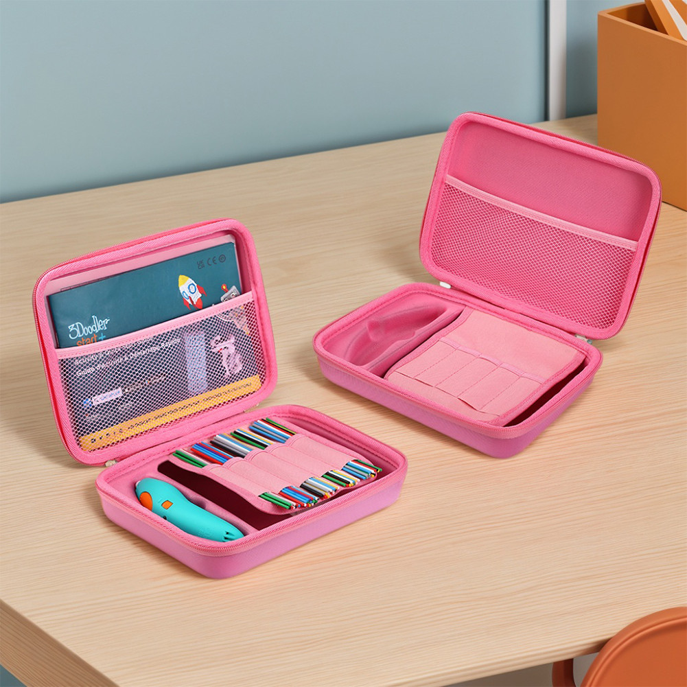 Storage Case for 3Doodler Start+ Essentials (2024) 3D Pen Set Shockproof Carrying Bag Anti-Drop
