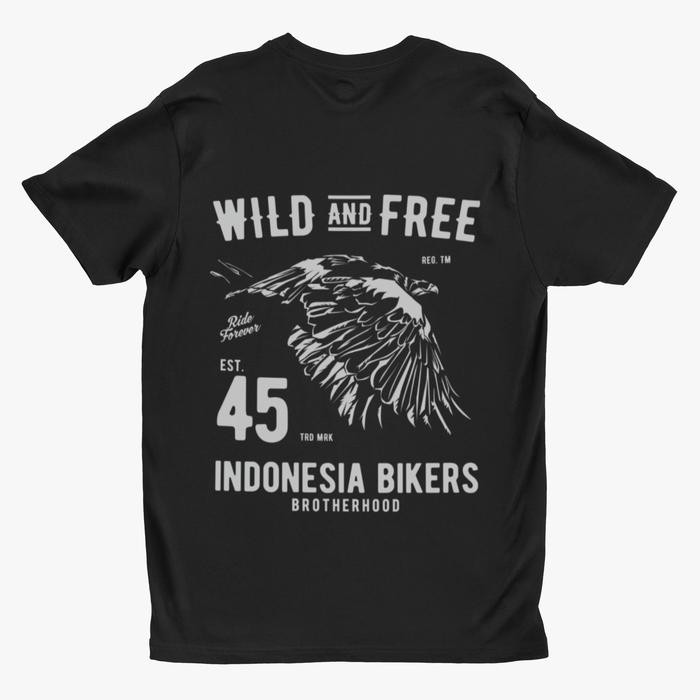 Kaos Vintage Retro Indonesia Motor Biker Brotherhood Vol.9