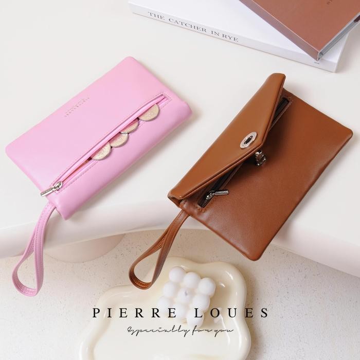 Dompet Panjang Wanita Kulit PU PIERRE LOUES Lumina Wallet