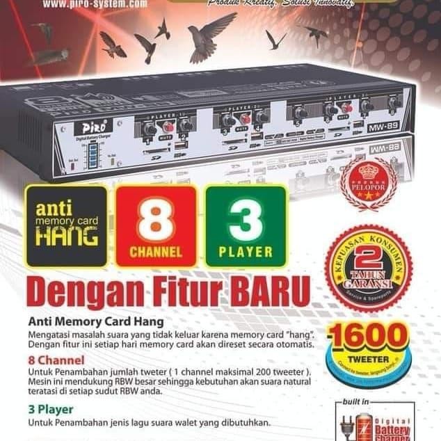 AMPLI WALET PIRO MW 89