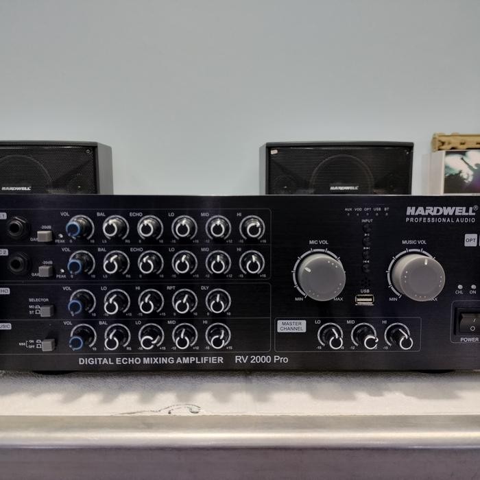 AMPLIFIER HARDWELL RV 2000 PRO ORIGINAL PROFESSIONAL AUDIO HARDWELL