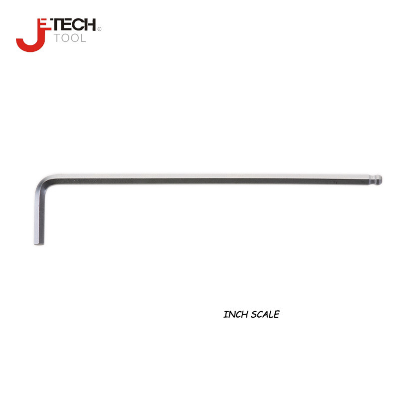 Jetech 1-piece long arm 1/16" 5/64" 3/32" 1/8" 5/32" 3/16" 1/4" 5/16" 3/8 inch ball end hex allen ke