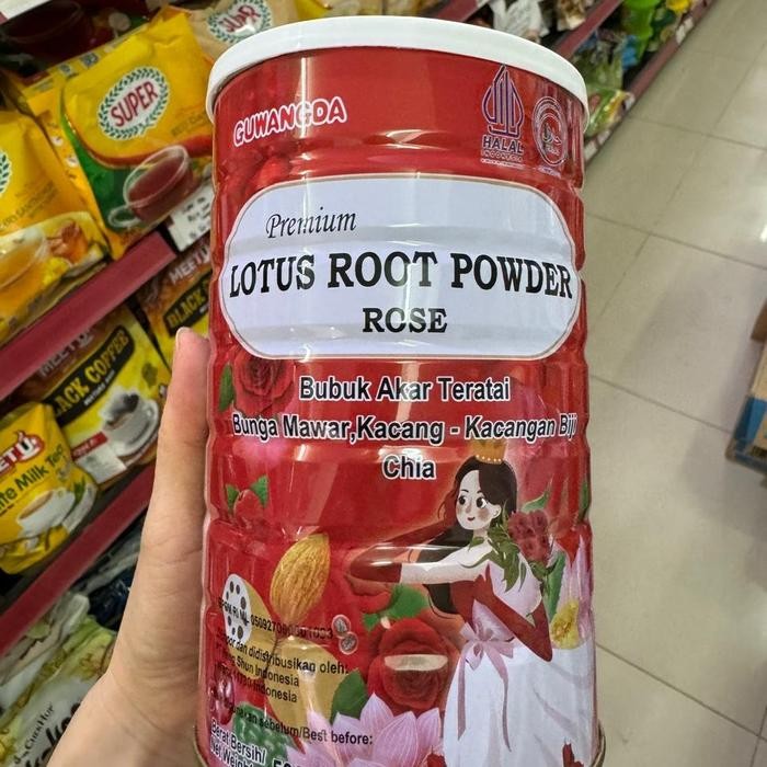 Qiya Seed Nut Lotus Root Starch Bubuk Akar Teratai Dengan Kacang 500Gr