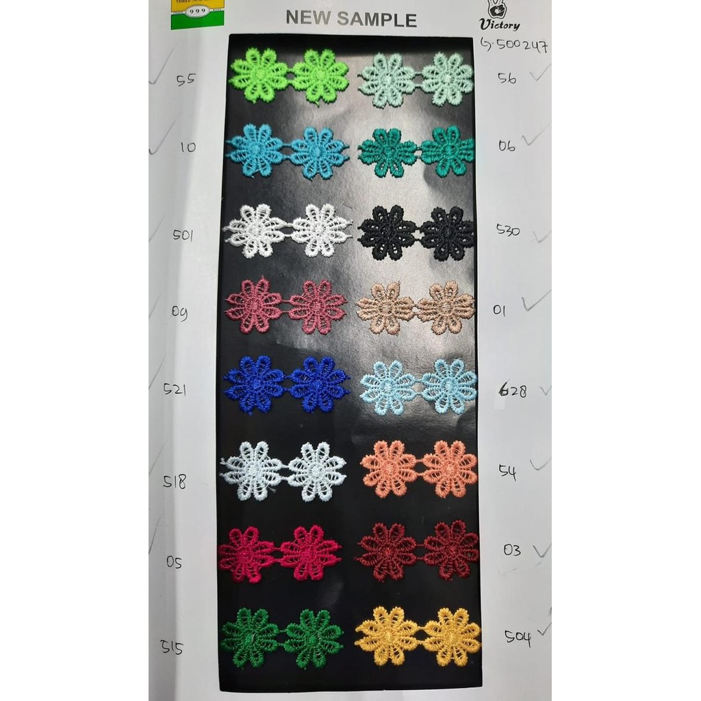 mcgz- Renda Guipure Giper Lace Bunga Melati - G-500247