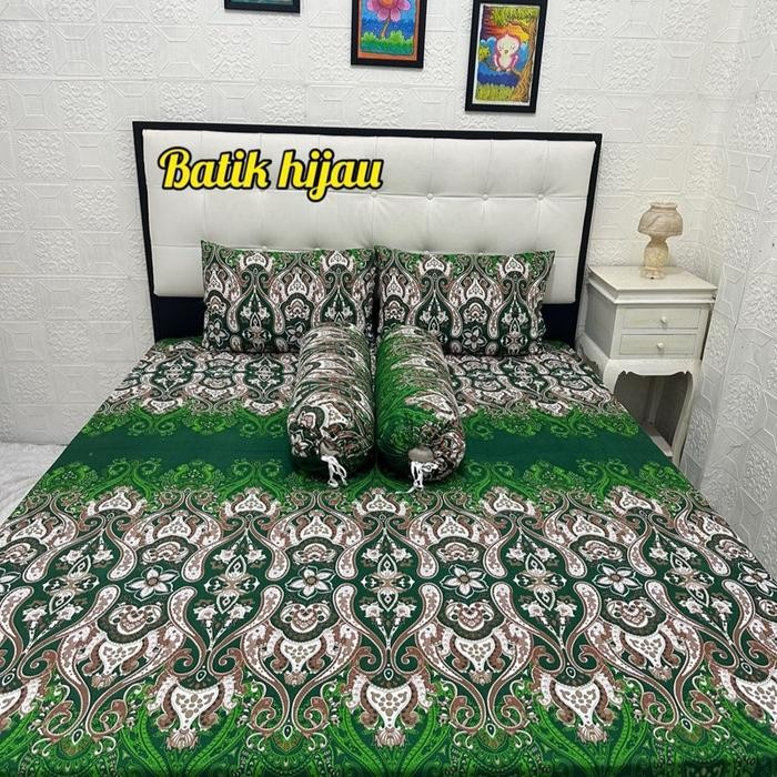 Sprei Batik 180 Sprei Batik Jumputan Sprei Motif Batik Sultan Homemade Katun Doble Karet Pengait