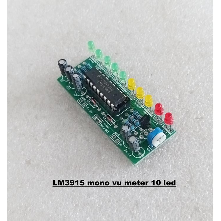 vp5f- Modul Mono Lm3915 Vu Meter 10 Led