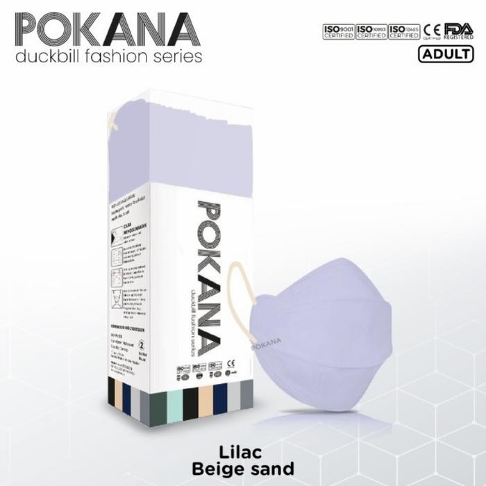 KJB MASKER POKANA DUCKBILL 4PLY ADULT FASHION SERIES - LILAC