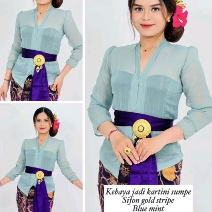 TERLARIS Kebaya Jadi Sifon Metalik Terbaru Kebaya Bali Kebaya Jadi Bali Kebaya Brokat READY STOCK