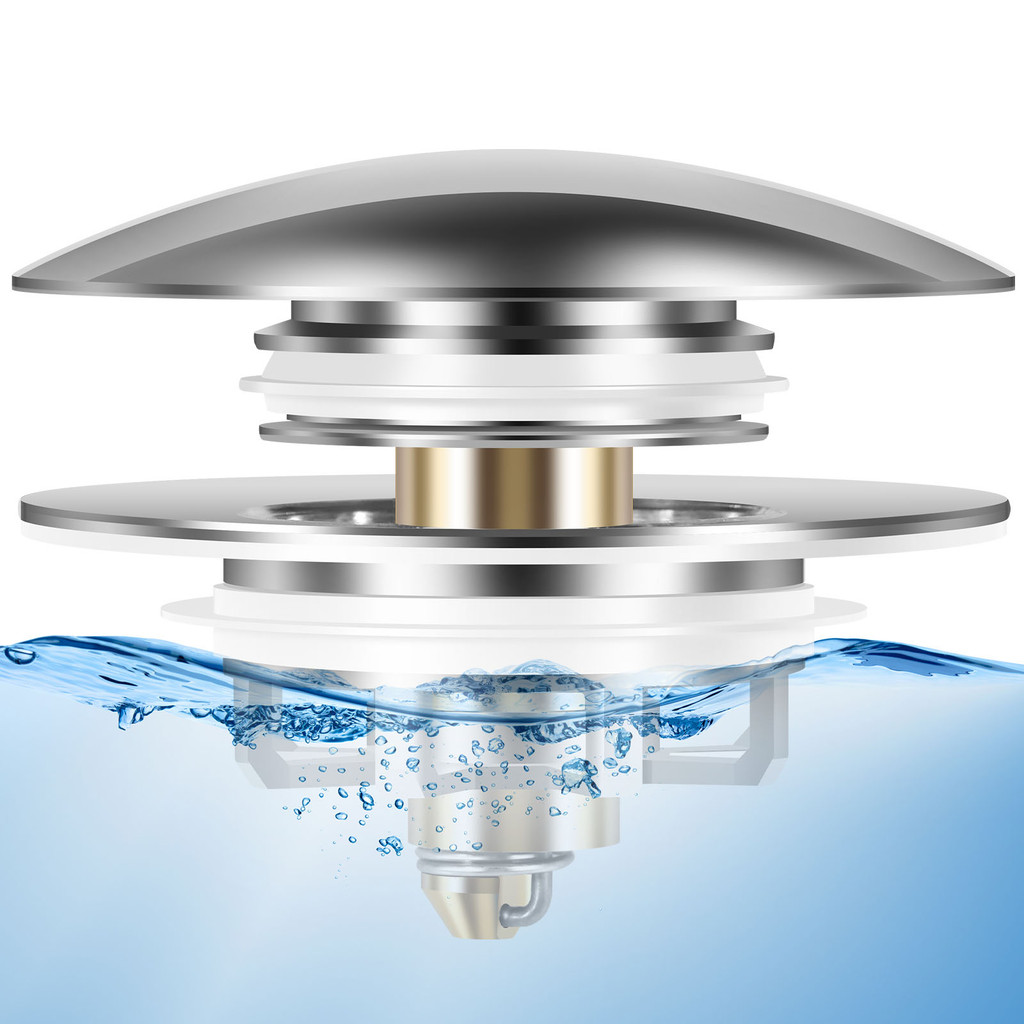 BARU Bathtub Drain Stopper Universal Pop Up Drain Plug Rustproof Bath Tub Drain Stopper Bathtub Stop
