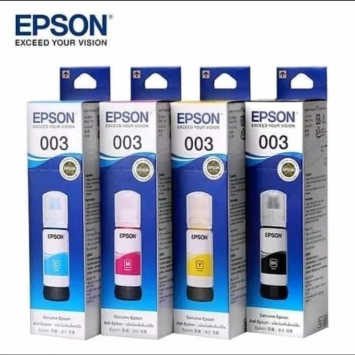 0vfn- Tinta Epson 003 Black Tinta Epson L1110 L3110 L3150 L5190 Resmi Epson
