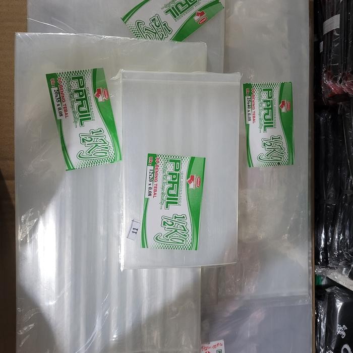 b0nc- Plastik Pp Bening 08 Tebal Berat 500 Gram Plastik Kemasan Makanan Dll