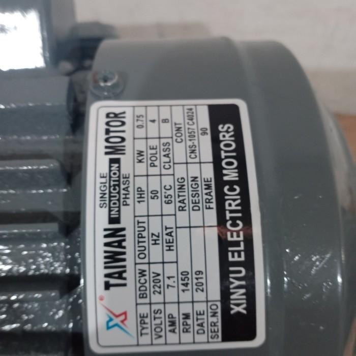 XINYU MESIN PENGGERAK DINAMO 1 HP 1 PHASE 4 POLE ELEKTRO MOTOR 1HP