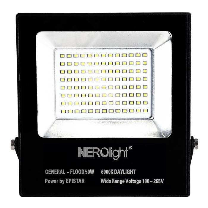 al42- Nerolight General Bright Led Flood Light - 50W/Ip65 6000K Daylight