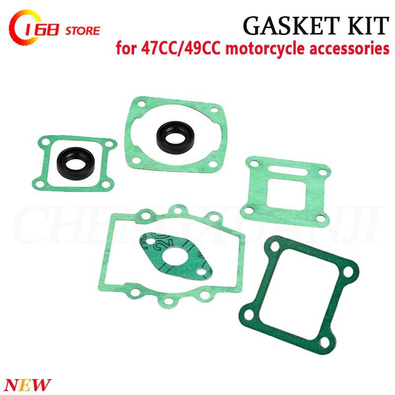 High Quality Mini Motorcycle Accessories 47/49Cc Two Stroke Engine Gasket Cylinder Gasket Carburetor
