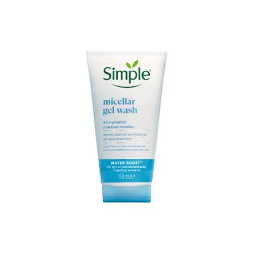 Simple Water Boost Micellar Facial Gel Wash 150ml
