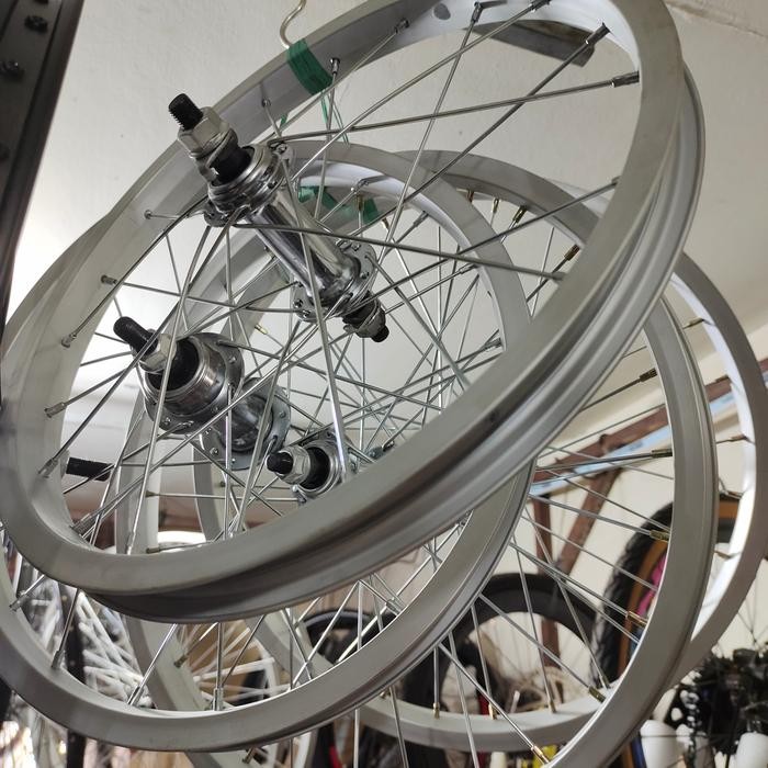 WHEELSET SEPEDA VELG 16 INCHI DEPAN BELAKANG