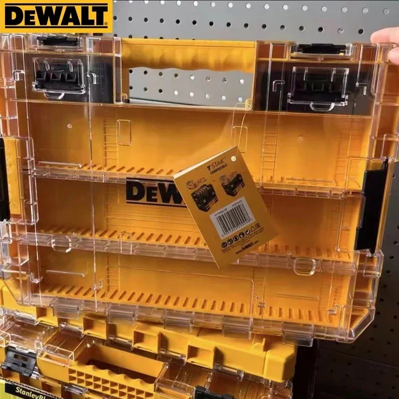 DEWALT DT70839 Large Tough Case With 6 Dividers Divider Screws Bits Storage Box Dewalt Drill Driver
