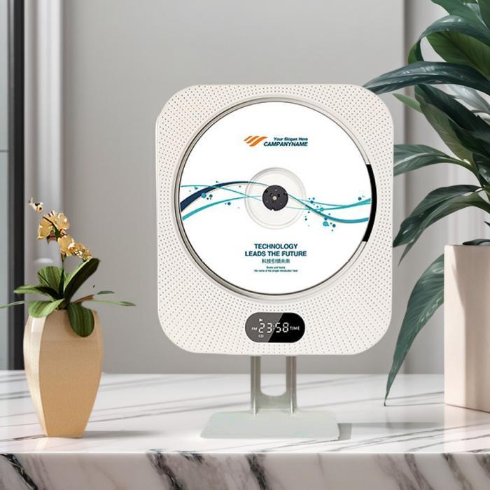 Cd Player Portable Bluetooth Usb Input Cd Audio Player Multi-Fungsi Desktop / Wall Mounted Pemuter