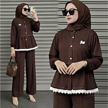 NL - Setelan Wanita Muslimah One set / Fashion Wanita