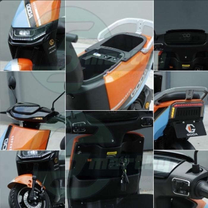DISKON HARGA SUBSIDI Sepeda Motor Listrik Goda Golden New Lion 200 800WATT