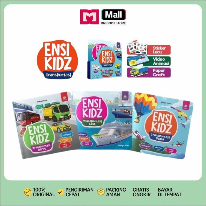 Ensiklopedia EnsiKidz Transportasi Paket Ensiklopedia EnsiKidz Transportasi | 3+ Books
