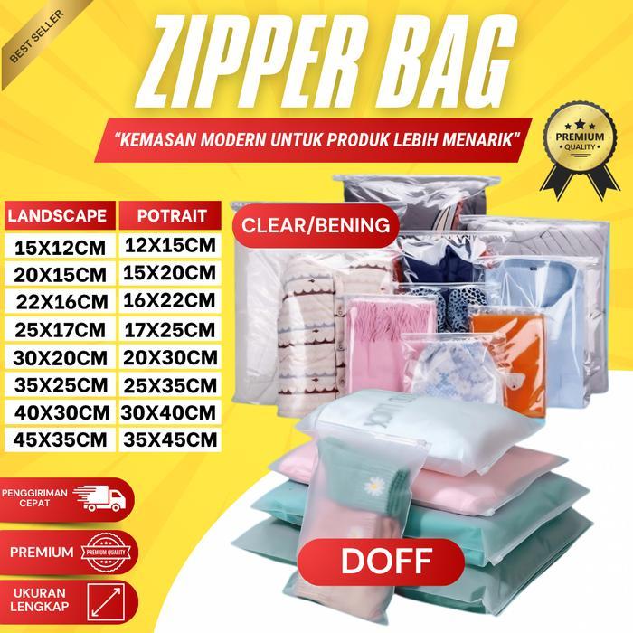Zipper Bag / Landscape / Potrait/Zipper Storage Bag / Zipper Lock / Travel Pouch Seebaguna / Zipper