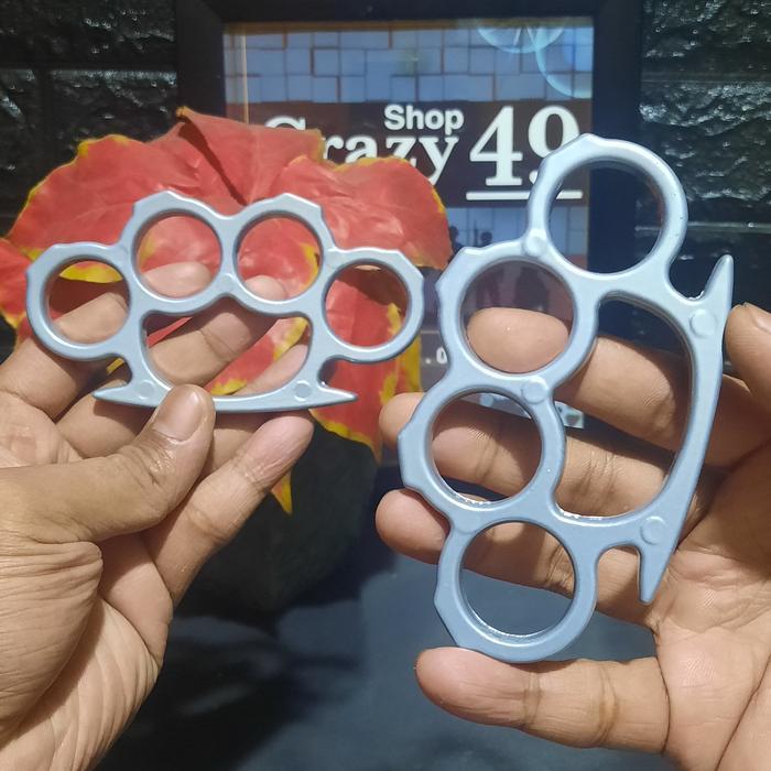 Double Knuckle 1 Set Self Defense Boxing Terlaris