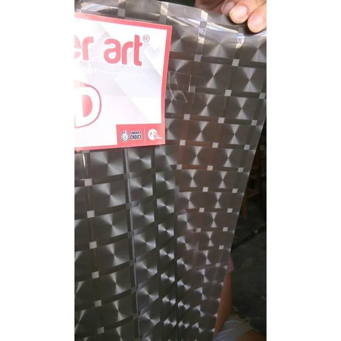Fiber pagar 3d warna Kanoplas 3d harga per meter - Putih