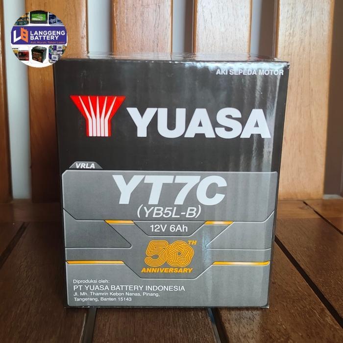 Aki motor Kawasaki Kaze YT7C / GM5Z Yuasa Aki kering