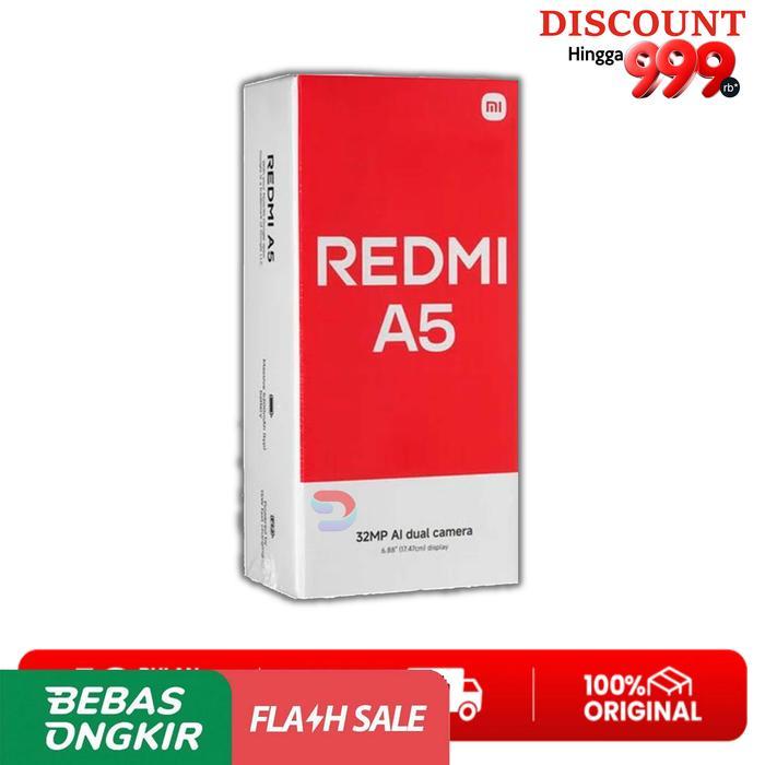 [ Special Discount ] Xiaomi Redmi A5 4/128GB RAM 4GB ROM 128GB | HP Android Garansi Resmi Xiaomi - B