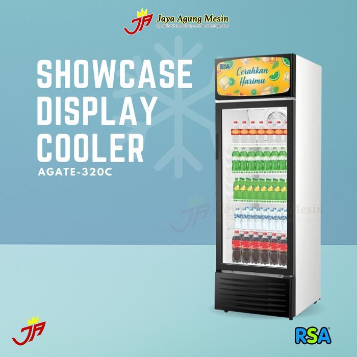 Showcase Display Cooler RSA Agate-320C/Showcase 1Pintu Agate 320 RSA