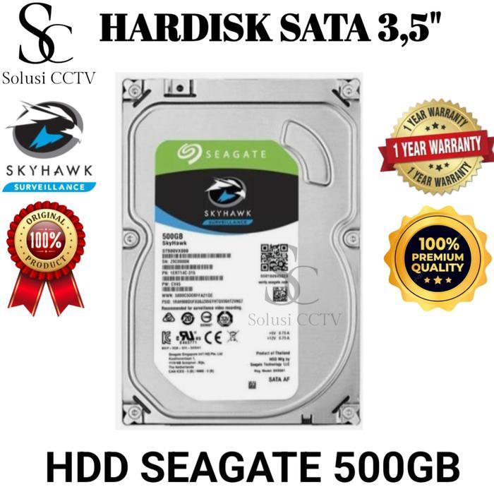 HDD 500GB HARDISK 500GB HARDISK CCTV 500GB HDD INTERNAL 500GB 3.5"
