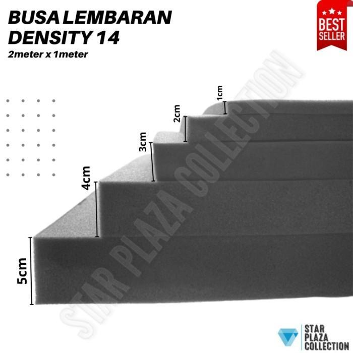 Busa Lembaran Abu-Abu Density 14 (Sofa, Kursi, Jok, Matras, Kasur) - 2cm