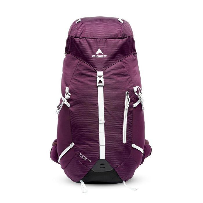 Tas Gunung Wanita Eiger Original 45 L Merah Bahan Nilon Untuk Hiking Women Z-Ardor - Purple