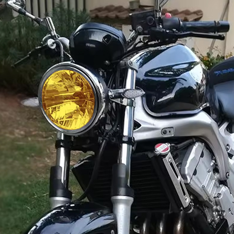 MOTORCYCLE HEADLIGHTS 7 INCH H4 HALOGEN HEAD LIGHT BEAM ROUND LAMP FOR HONDA CB400/900 CB1300HORNET