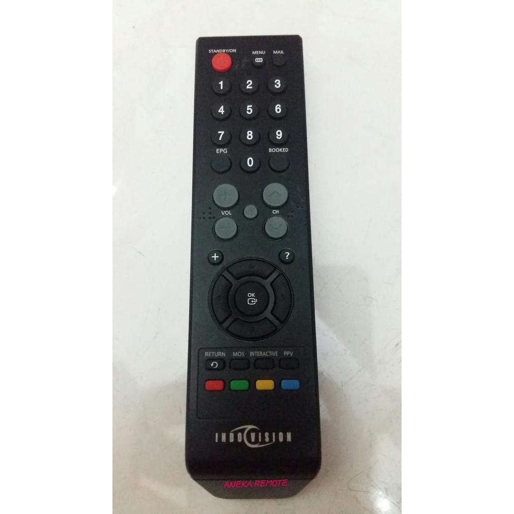 REMOTE REMOT SETUP BOX RECEIVER PARABOLA INDOVISION ORIGINAL