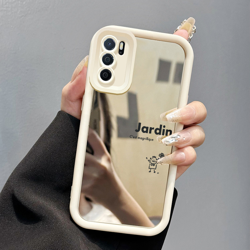 Casing Hp OPPO A16 OPPO A16s OPPO A54s Case Casing Kartun pola Kesing HP Cesing cermin Kasing Siliko