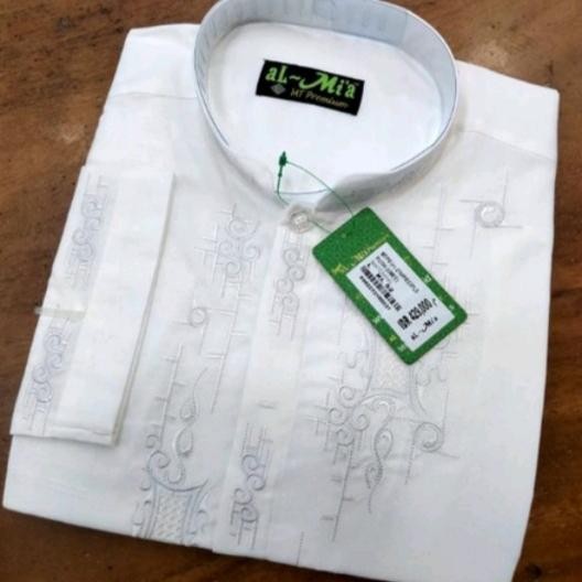 Baju Koko Almia Premium Lengan Panjang/Almia MTPR Original