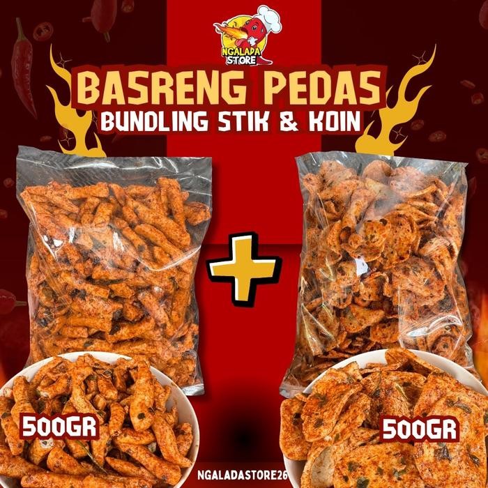 

BUNDLING BASRENG PEDAS KOIN 500GR + STIK PEDAS 500GR