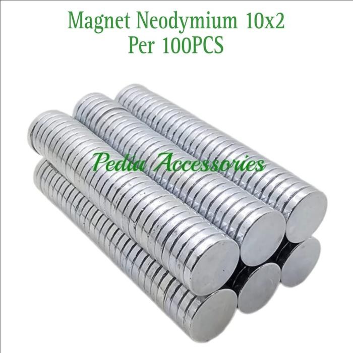 

Magnet Neodymium 10mm x 2mm - per 100 pcs