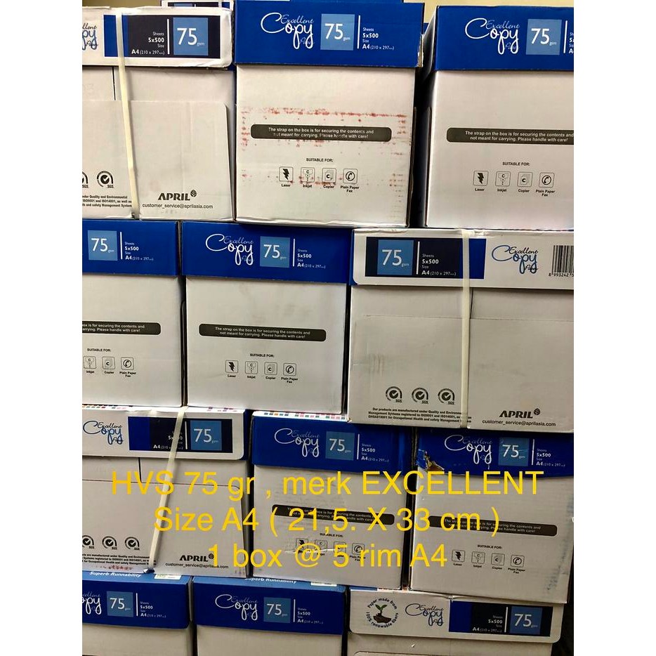 

NEW PRODUK EXCELLENT, KERTAS A4 HVS 75 GRAM WARUNG ARA67