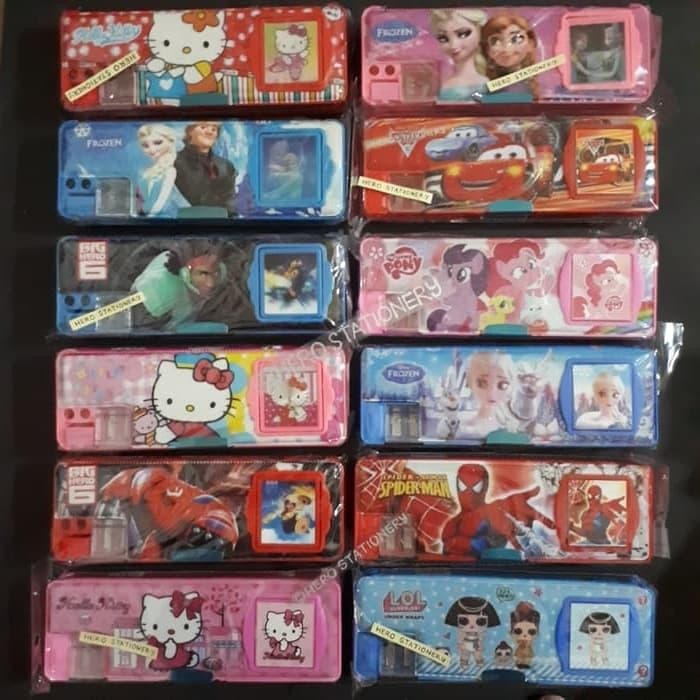 

Tempat pensil kalkulator motif karakter