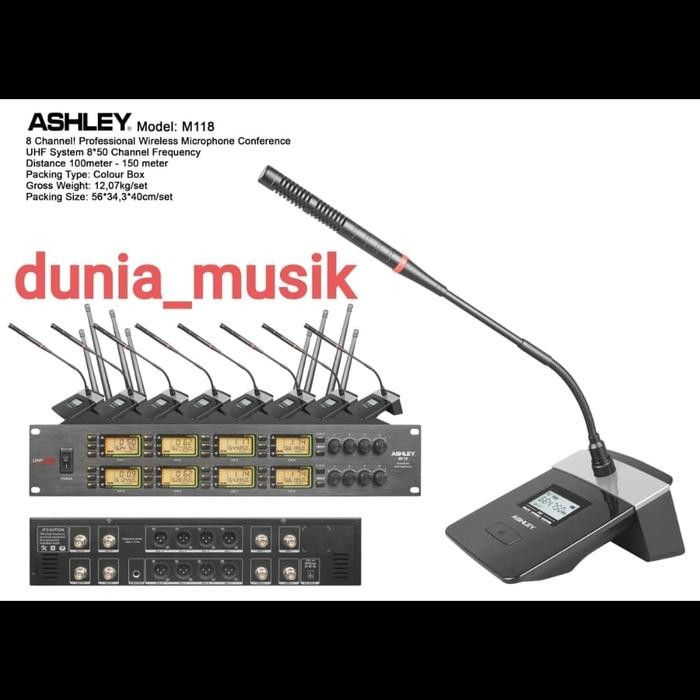 mic meja ashley m118 original