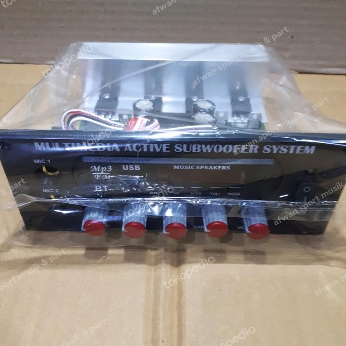 Modul Kit Speaker Aktif With Mp3 Player 2 X 150 Watt Stereo .